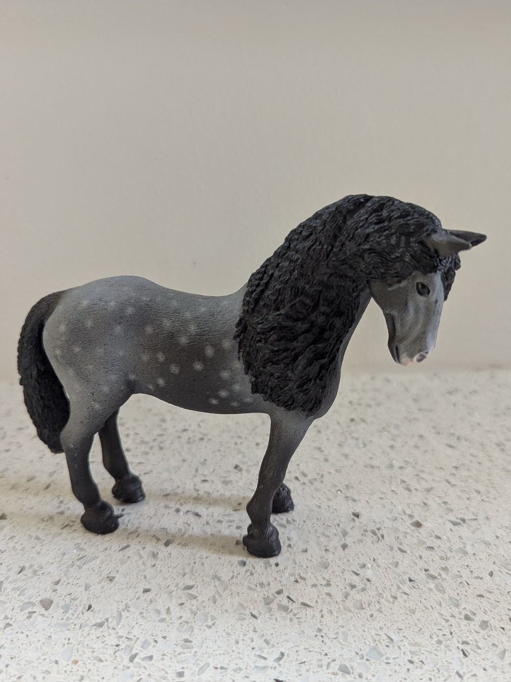 Schleich Farm World Black Forest Stallion Horse Figurine #13897 Grey Dapple